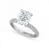 Cushion Cut Diamond Engagement Ring